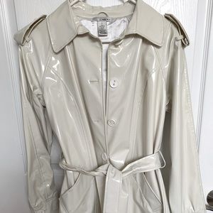 White Spring Raincoat